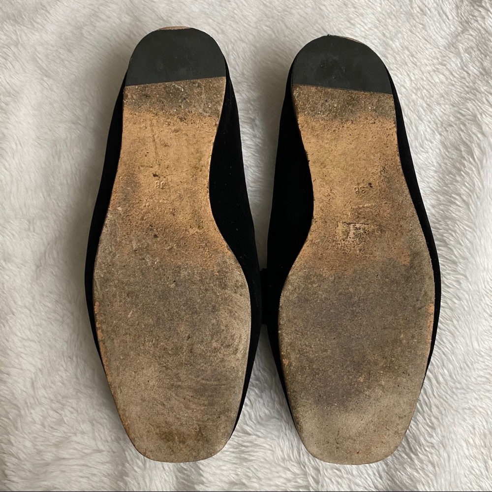 Gucci Black Velvet Jewel-Embellished Loafers - Picture 10 of 16